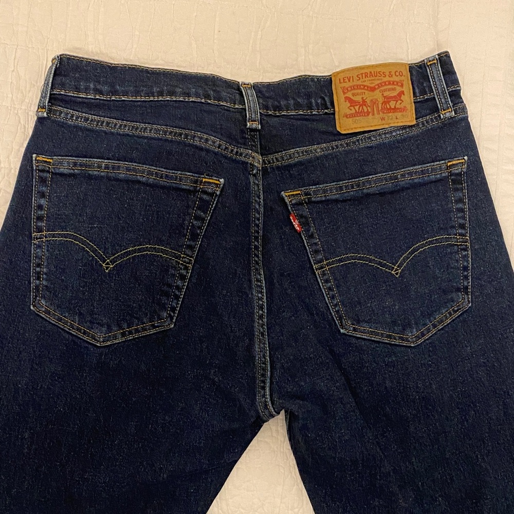 Levi's Dark Indigo Straight Jeans NWOT